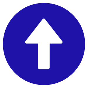 Flecha para subir en la página - Ushuaia City